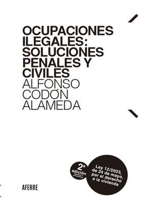 cover image of Ocupaciones ilegales
